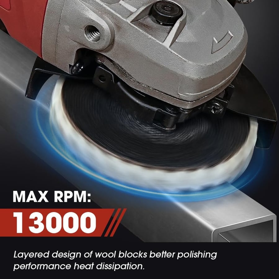 Last Day 49% OFF🔥Premium Wool Felt Polishing Flap Disc for Angle Grinders
