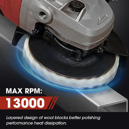Last Day 49% OFF🔥Premium Wool Felt Polishing Flap Disc for Angle Grinders