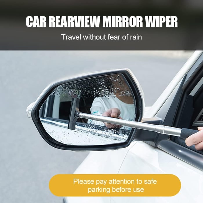 Last Day 49% OFF🔥Retractable Car Rearview Mirror Wiper🚗