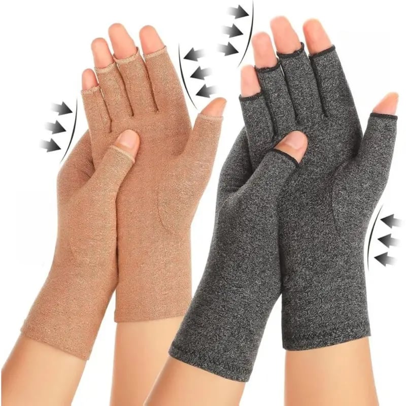 Last Day 49% OFF🔥2 Pairs Half-finger Pressure Care gloves