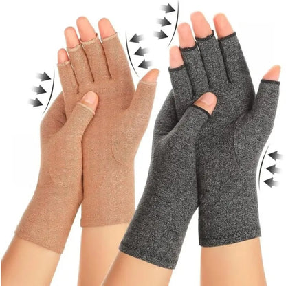 Last Day 49% OFF🔥2 Pairs Half-finger Pressure Care gloves