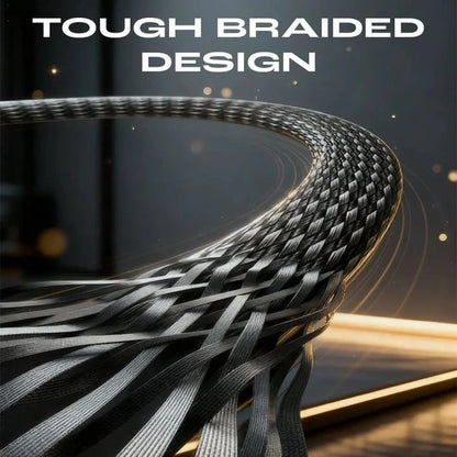 🔥 2-in-1 Invisible Holder Charger Cable - 240W Fast Charging Cord with Built-In Phone Stand