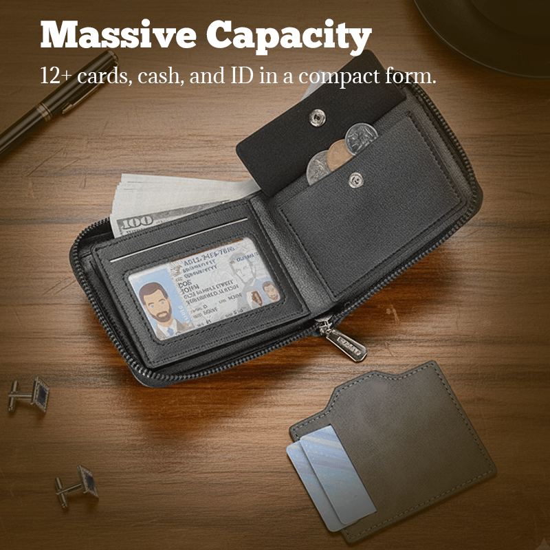 Last Day 49% OFF🔥Men’s Tactical Security Wallet – Slim, Rugged & Built to Last
