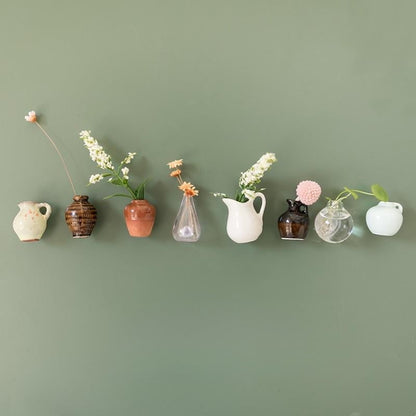 Last Day 49% OFF🔥 Cute Plant Ceramic Vase Fridge Magnets (8pcs)