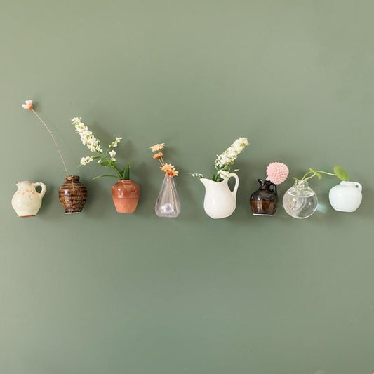 Last Day 49% OFF🔥 Cute Plant Ceramic Vase Fridge Magnets (8pcs)