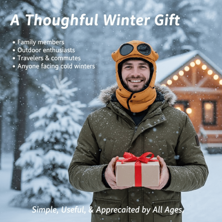 LAST DAY 49% OFF 🔥 Winter Best-Selling 4-in-1 Windproof Warm Hat