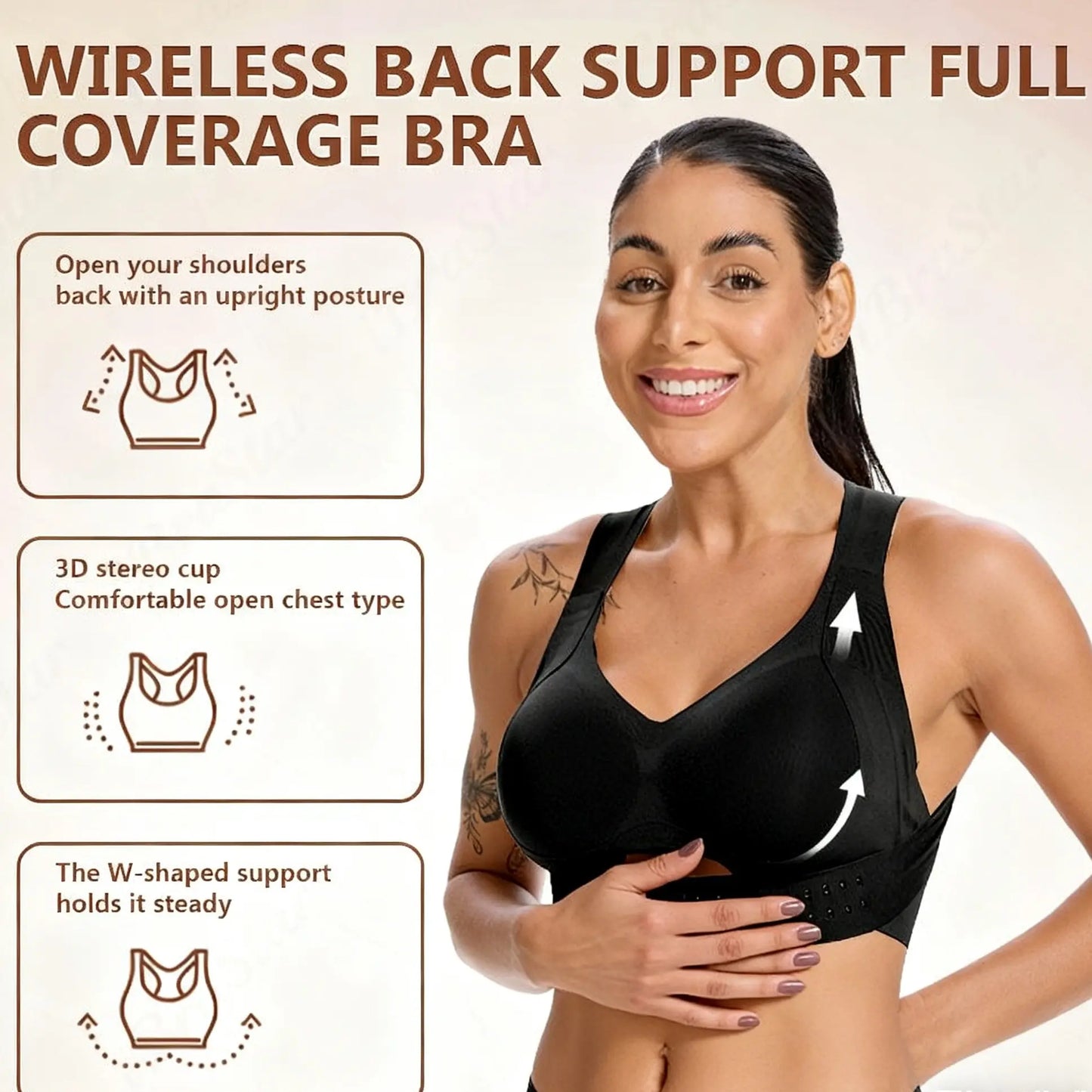 💖 Cross-Back Posture Bra – Stand Straighter, Look Better Instantly (49% OFF Today!) 🔥