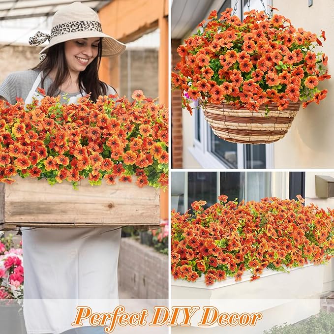 🔥On Sale🔥Artificial Fall Flowers for Outdoor Indoor Garden Home Decoration