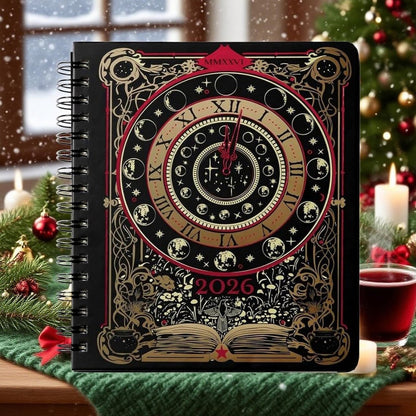 LAST DAY 50% OFF🧙‍♀️Waiting for the Night 2026 Weekly Planner🧹Hardcover Book