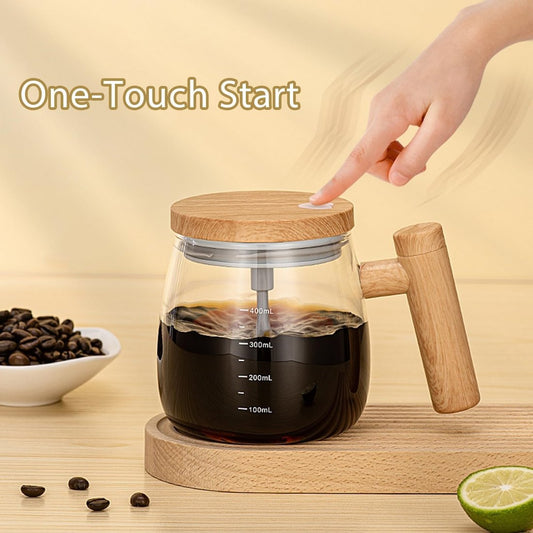Last Day 49% OFF🔥Portable Fully Automatic Stirring Coffee Cup
