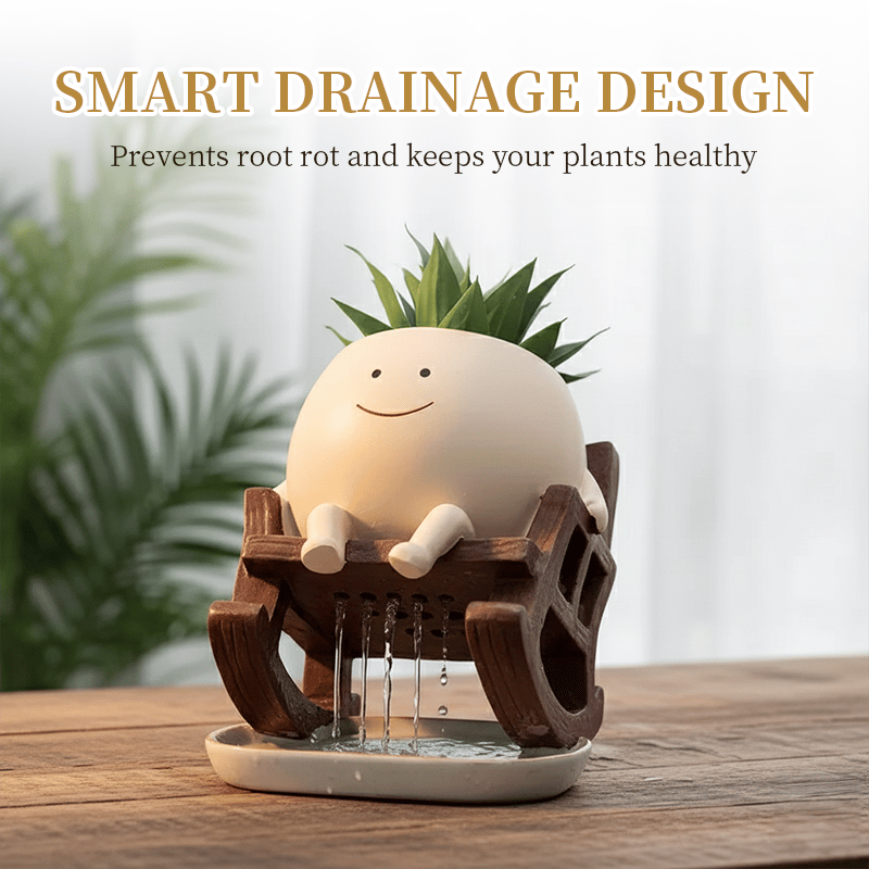 Last Day 49% OFF🔥Smily Face Garden Planter Pot