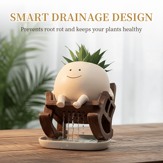 Last Day 49% OFF🔥Smily Face Garden Planter Pot