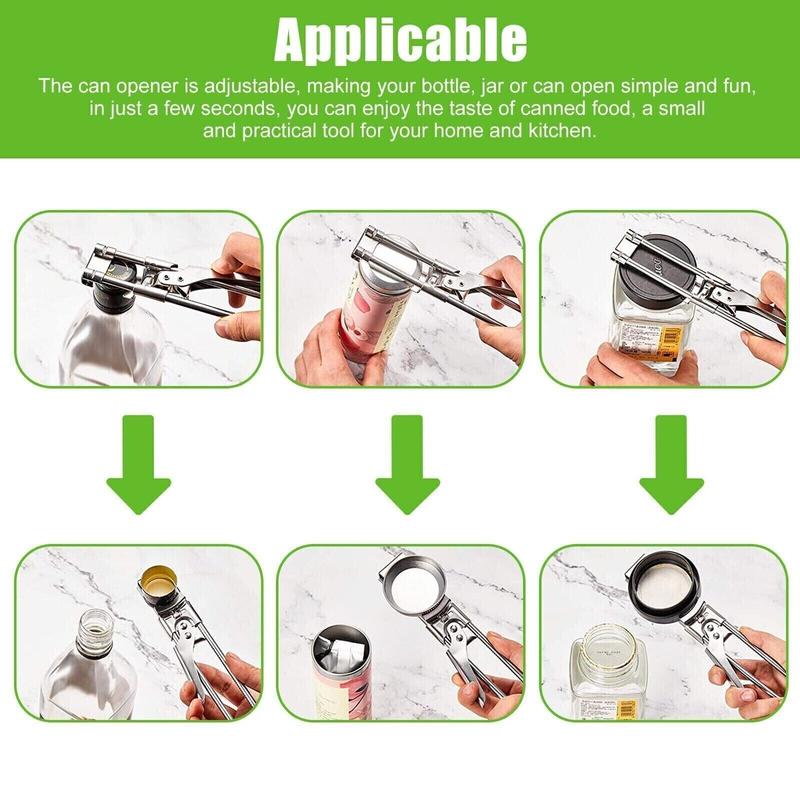 Last Day 49% OFF🔥Adjustable Stainless Steel Jar Opener