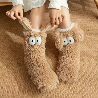 LAST DAY 49% OFF🔥Women's Non-Slip Plush Slippers Socks | Winter Cozy Socks✨