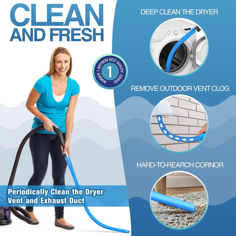 Last Day 49% OFF🔥Dryer Vent Cleaner Kit Vacuum