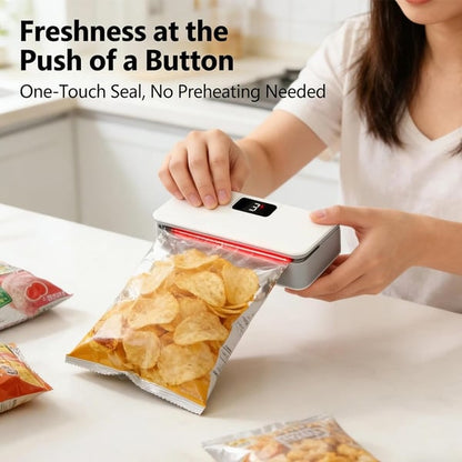 Last Day 49% OFF🔥Portable sealing machine – With Bag Cutting Function, Rechargeable