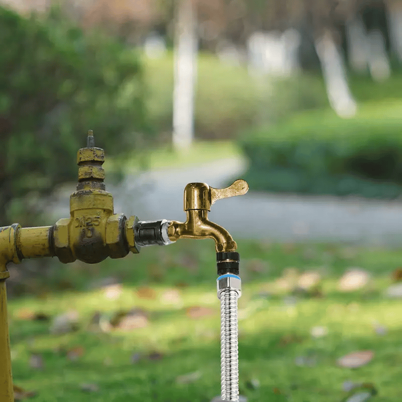 Connect Your Garden Hose In Seconds — No Twisting, No Leaks