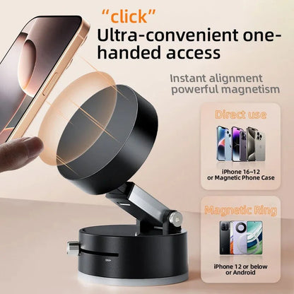 🔥 Last Day 49% OFF – [Upgraded version] Adjustable Vacuum Magnetic Suction Cup Phone Mount