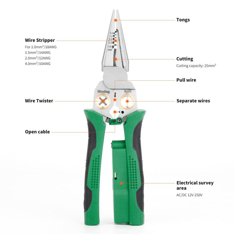 8 in 1 Multi-function wire strippers