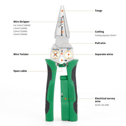 8 in 1 Multi-function wire strippers