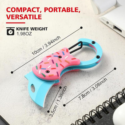 Last Day 49% OFF 🔥 Folding Utility Knife with Unique Donut Design