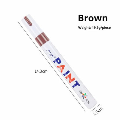 ✍️ 🌟 Waterproof Tire Paint Pen - Permanent Oil-Based Marker for Rims.