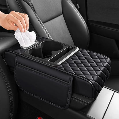 LAST DAY 49% OFF🔥Multi-Purpose Car Console Storage Bag with Armrest Pad