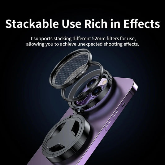 Last Day 49% OFF🔥Mag Safe Magnetic Mount with 52 mm CPL & ND64 Filters