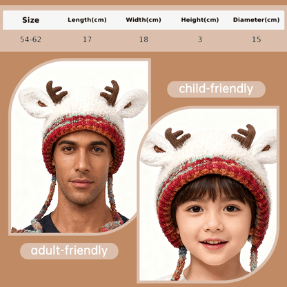 2025 Christmas On Sale🎄Original design Festive Christmas Antler Hat