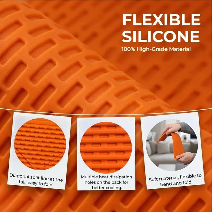 Flexible silicon Phone holder stand – Bendable Rollable Foldable Design📱✨