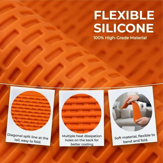 Flexible silicon Phone holder stand – Bendable Rollable Foldable Design📱✨