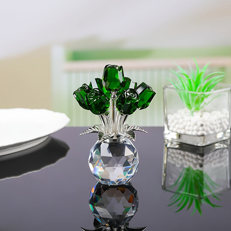 🎁Last Day 49% OFF 🌹Everlasting Crystal Rose Flower Figurine – A Timeless Gift for Mom