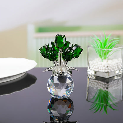 🎁Last Day 49% OFF 🌹Everlasting Crystal Rose Flower Figurine – A Timeless Gift for Mom