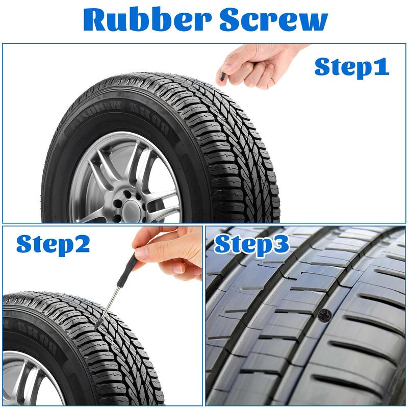 Last Day 49% OFF🔥Self-service Tyre Repair Vacuum Rubber Nails Kit