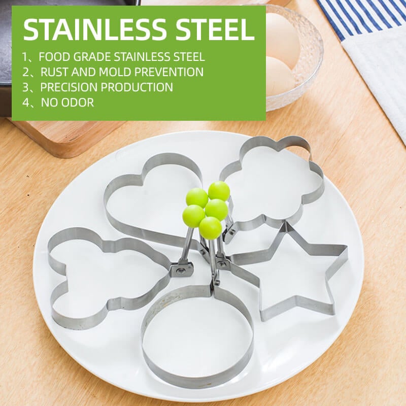 🔥 LAST DAY 49% OFF- Stainless Steel Fried Egg Molds