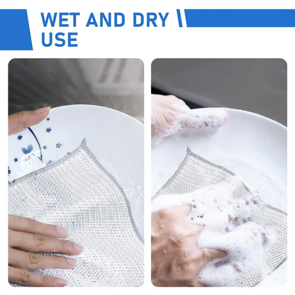 All-in-One Cleaning solution-Non Scratch Wire Dishcloth