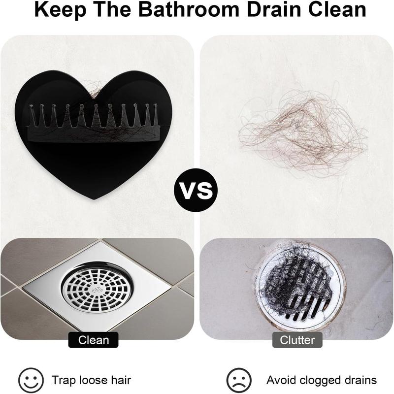 LAST DAY 49% OFF 🔥 No More Clogged Drains – Silicone Wall-Mount Hair Catcher (2PCS)