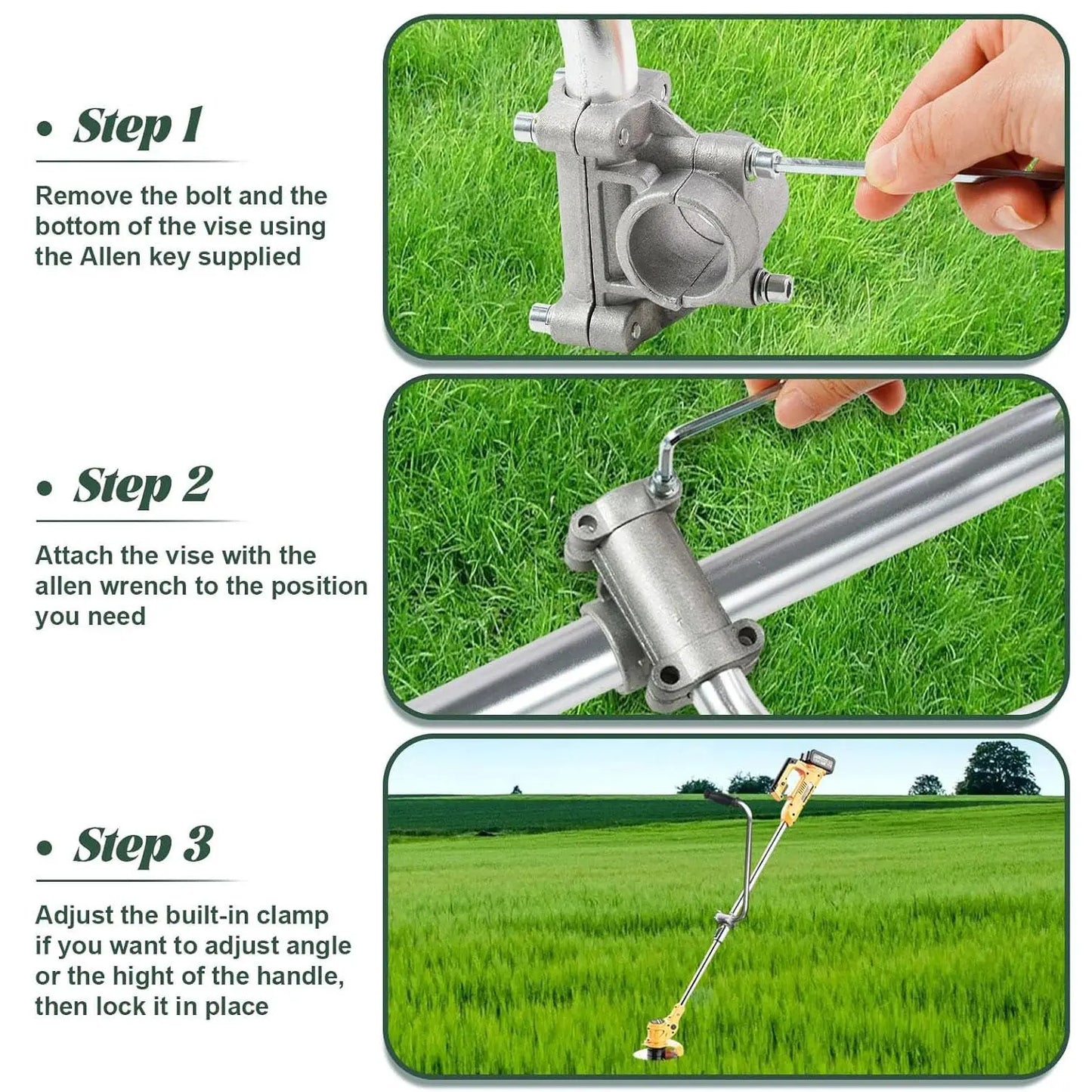 🌿 Last Day 49% OFF – Aluminum Grass Trimmer Handle 🔧 Lightweight & Ergonomic Grip