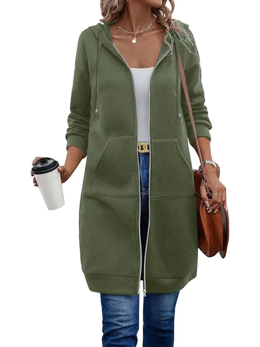 This Week Only!🔥Women Casual Zip up Fleece Hoodies
