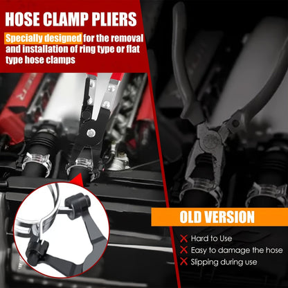 🔧 4-Piece Hose Clamp Pliers Set – Professional Automotive Repair Tools