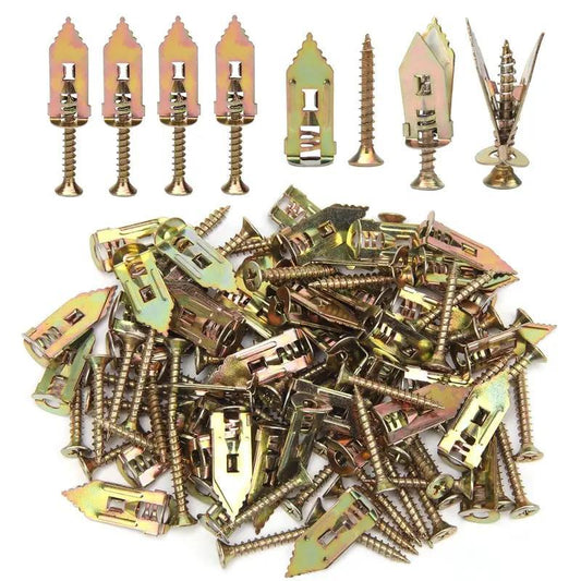🔥Self Drilling Drywall Anchors with Screws Kit