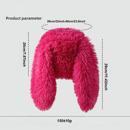 LAST DAY 49% OFF🔥Cute Long Bunny Ear Plush Hat ✨🐰