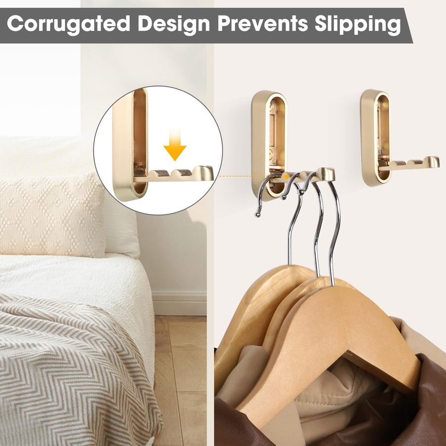 🔥LAST DAY 49% OFF - Heavy Duty Invisible Folding Hooks for Hanging Coats