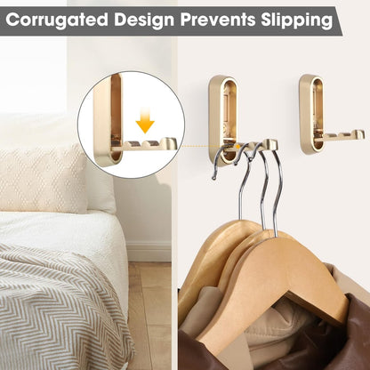 🔥LAST DAY 49% OFF - Heavy Duty Invisible Folding Hooks for Hanging Coats