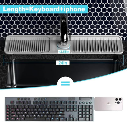 Last Day 49% OFF🔥Kitchen Sink Protector Silicone Faucet Mat