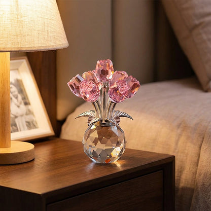 🎁Last Day 49% OFF 🌹Everlasting Crystal Rose Flower Figurine – A Timeless Gift for Mom