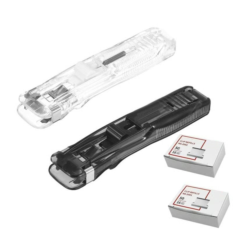 LAST DAY 49% OFF🔥 Portable Binder Clip Stapler- Includes 50 reusable clips