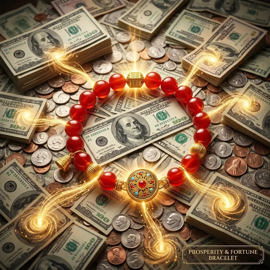 🔮 Energy Alignment Lucky Bracelet — Inspired by Wealth & Fortune Symbols✨💰