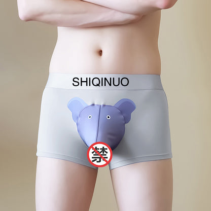 🐘Fun Novelty Boxer Briefs with Elephant Nose Design-Comfortable Unique Gift 3Pack