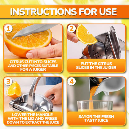 Aluminum Manual Juicer Squeezer🍋✨